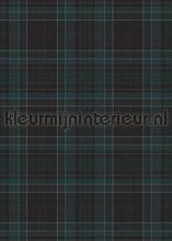 Schotse ruit blauw grijs photomural Behang Expresse world maps 