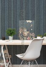 Textiele lijnen photomural Behang Expresse world maps 