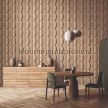 Behang 3d ovaal patroon papier peint Noordwand Wallpaper creations 