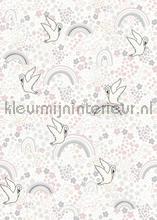 Living under the rainbow fotobehang Behang Expresse babykamer 