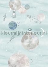 Too the moooon blue behaang Behang Expresse Sofie en Junar INK7631