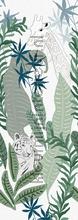 Peekaboo green wallcovering Behang Expresse Sofie en Junar INK7646