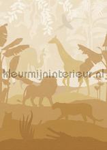 Quiet jungle mustard tapet Behang Expresse urban 
