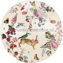 Vintage fairytale cirkel 100cm wallstickers Behang Expresse vindue stickers 