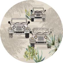 Bush drive sahara cirkel 150cm stickers mureaux Behang Expresse tout images 