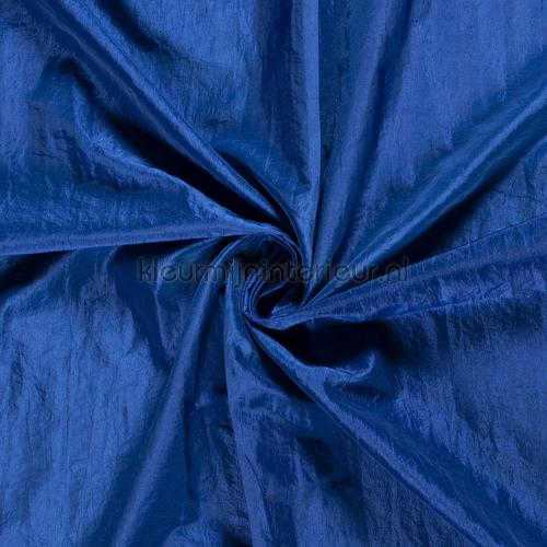 Tafzijde kobalt blauw stoffer Tafzijde gecrashed Kleurmijninterieur