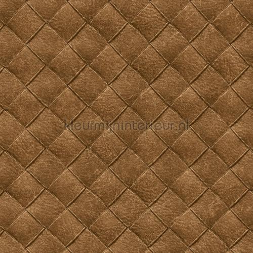 Leather patchwork carta da parati TA25073 pelli di animali Hookedonwalls