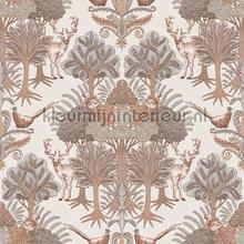 Nordic deer frorest Beige tapet Dutch Wallcoverings Vintage Gamle 