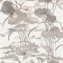 Lotus pond Grey papel pintado Dutch Wallcoverings urbano 