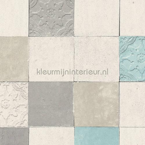 Rustieke tegels papel de parede kmi101 azulejos Kleurmijninterieur