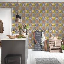 Siertegels papel pintado kmi112 azulejo Kleurmijninterieur