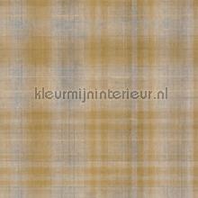Tartan beige cognac tapet Casadeco Vintage Gamle 