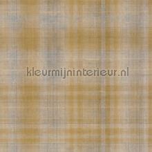 Tartan beige cognac behang Casadeco Landelijk Cottage 