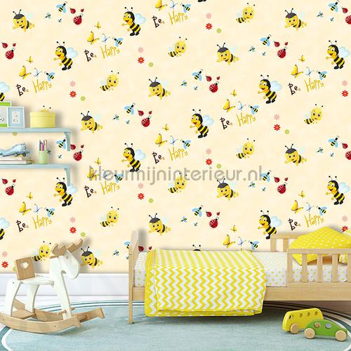 Bee happy behang tapet 2004-1 The Great Zoo 2 Atlas Wallcoverings