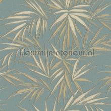 Kenzia turquoise wallcovering Hookedonwalls Vintage- Old wallpaper 