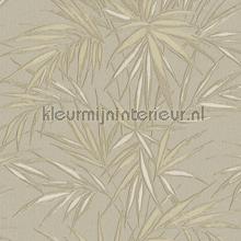 Kenzia beige behang Hookedonwalls botanisch 
