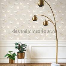 Swallow beige lin papel pintado Casadeco urbano 