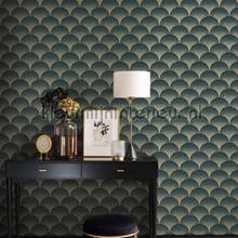 Broadway vert canopee tapeten Casadeco Twenties TWNT88667555