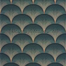 Broadway vert canopee behang Casadeco Modern Abstract 