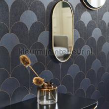 Theatre bleu orage tapeten Casadeco Twenties TWNT88686406