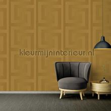 Maeander design-gold behang Versace wallpaper Zoom 