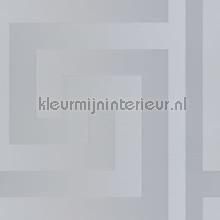 Maeander-design-silber-grau behang Versace wallpaper Zoom 