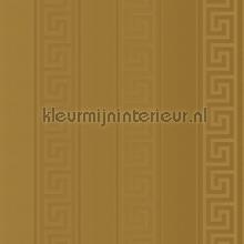 Streifenmuster-metallic-gold behang Versace wallpaper klassiek 