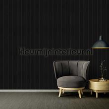 Streifenmuster-schwarz-gold behang Versace wallpaper klassiek 