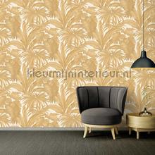 Palmen gold effect behaang Versace wallpaper van vruuger 