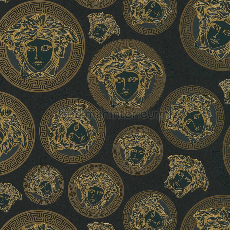 Medusa-motiv behang 386117 klassiek Versace wallpaper