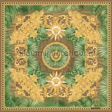 Ornament-und-dschungel-motiv-braun-gruen-metallic wallcovering Versace wallpaper Versace 5 387033