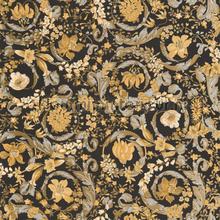 Blumenranken-ornament-gold-ornament behang Versace wallpaper Versace 5 387065