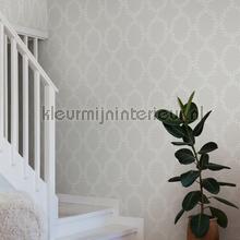 Wilma grey wallcovering Sandberg Vintage- Old wallpaper 