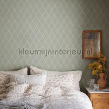 Gabriel sage green wallcovering Sandberg Vintage- Old wallpaper 