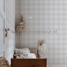 Lykke mineral grey behang Sandberg romantisch 