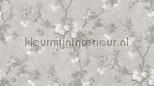 Franka mineral grey fotobehang Sandberg Bloemen Planten 