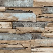 Plain 1 karakter hout wallcovering Hookedonwalls wood 