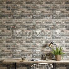 Print 3 bakstenen muur papier peint 92529 industrielle Hookedonwalls