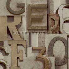 Print 4 zetletters behang Hookedonwalls tieners 
