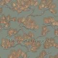 Pine tree green papel pintado WF121013 Wall Fabric Dutch wallcoverings