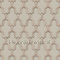 Geometric grey behang WF121023 Wall Fabric Dutch wallcoverings
