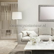 Chevron white carta da parati Dutch Wallcoverings tinta unita 