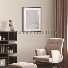Chevron beige carta da parati Dutch Wallcoverings tinta unita 