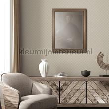 Chevron khaki carta da parati Dutch Wallcoverings tinta unita 