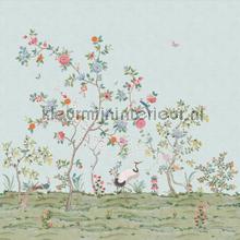 Good morning Light blue papier murales Eijffinger PiP studio wallpaper 