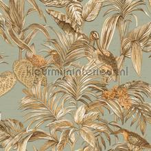 Botanisch borduurwerk en relieflook wallcovering Dutch Wallcoverings wallpaper Top 15 