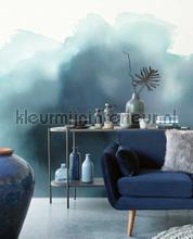 Aquarelle Blue fotomurales Eijffinger PiP studio wallpaper 