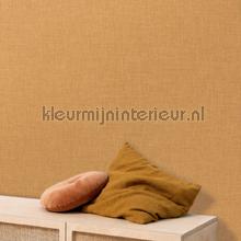 Uni mat ocre behang Caselio uni kleuren 