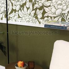 Uni mat vert kaki wallcovering Caselio all images 