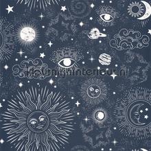 Live your dreams bleu nuit wallcovering Caselio Wallpaper creations 